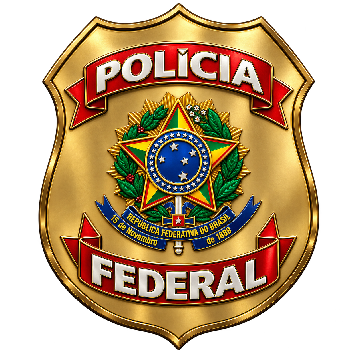 Brasão da Polícia Federal